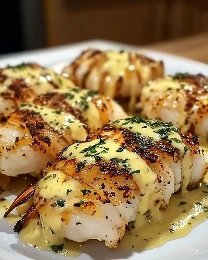 Creamy Garlic Butter Lobster Tails