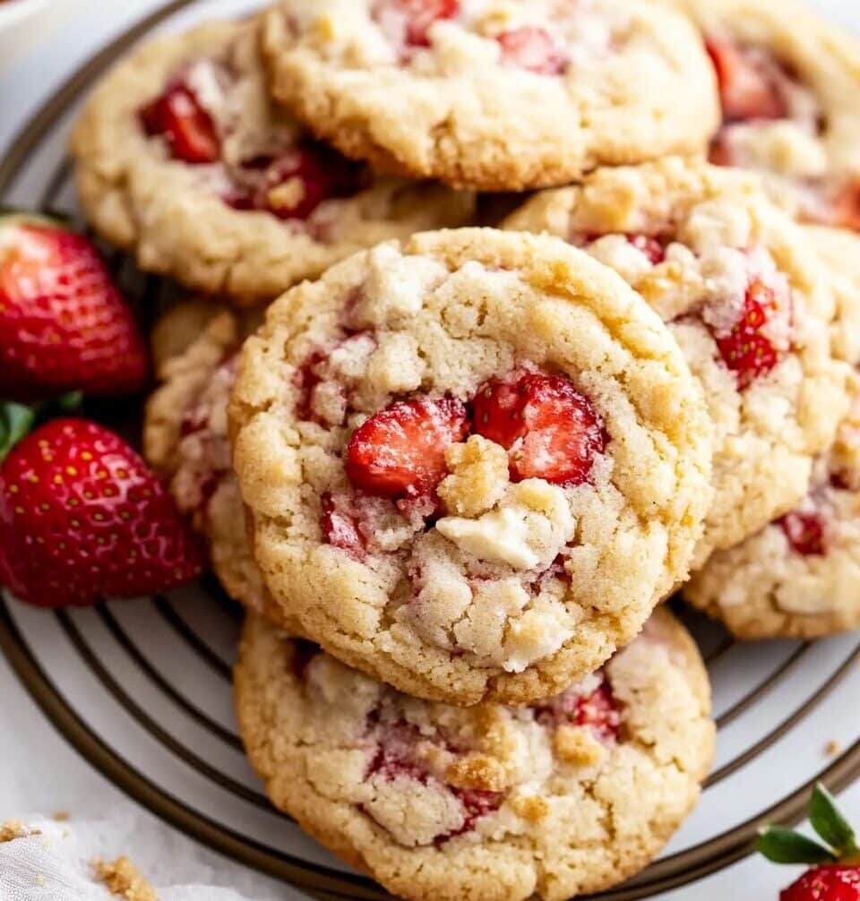 Strawberry Shortcake Cookies