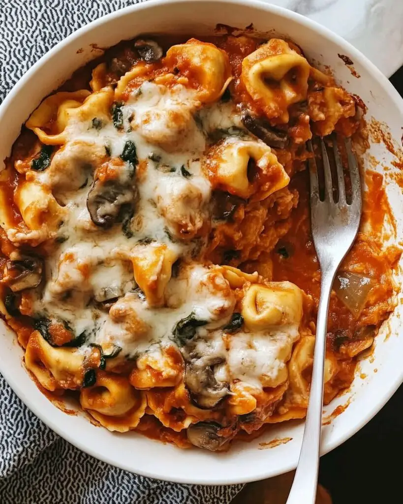 Cheesy Tortellini Casserole