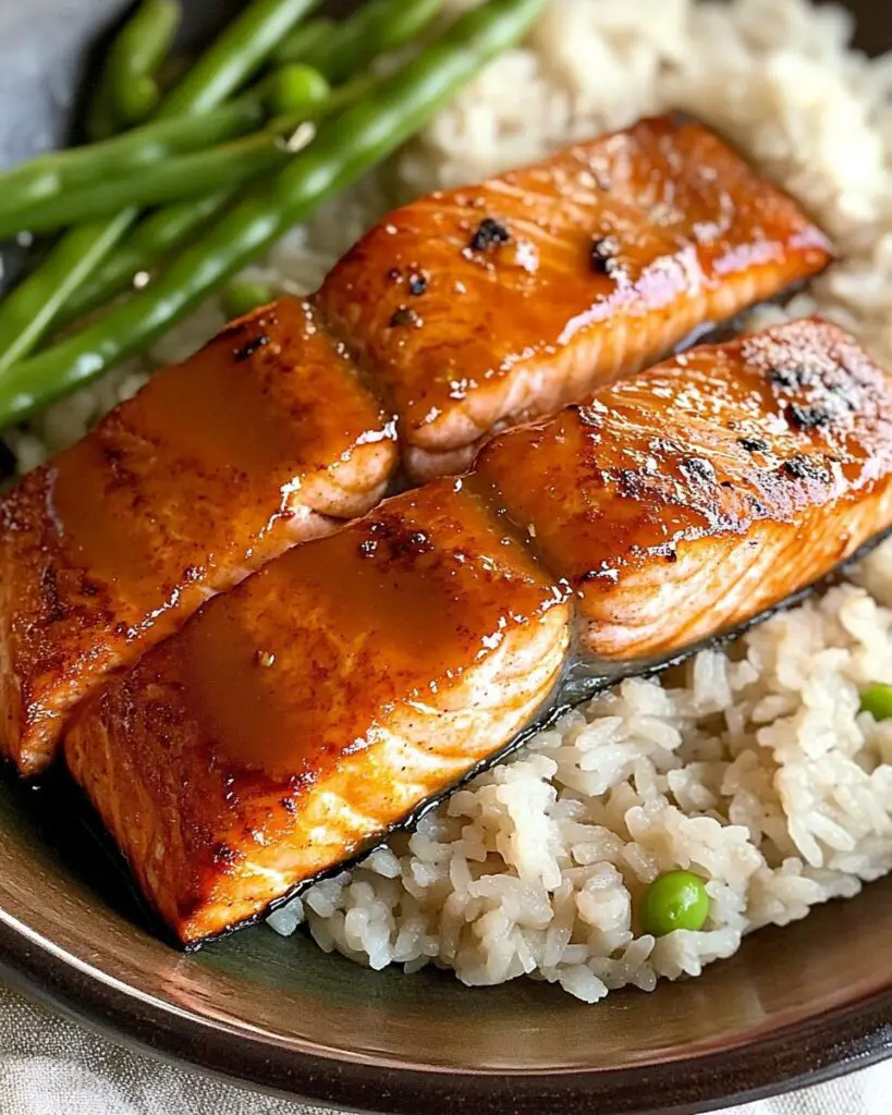 Miso, Mustard, and Maple Salmon