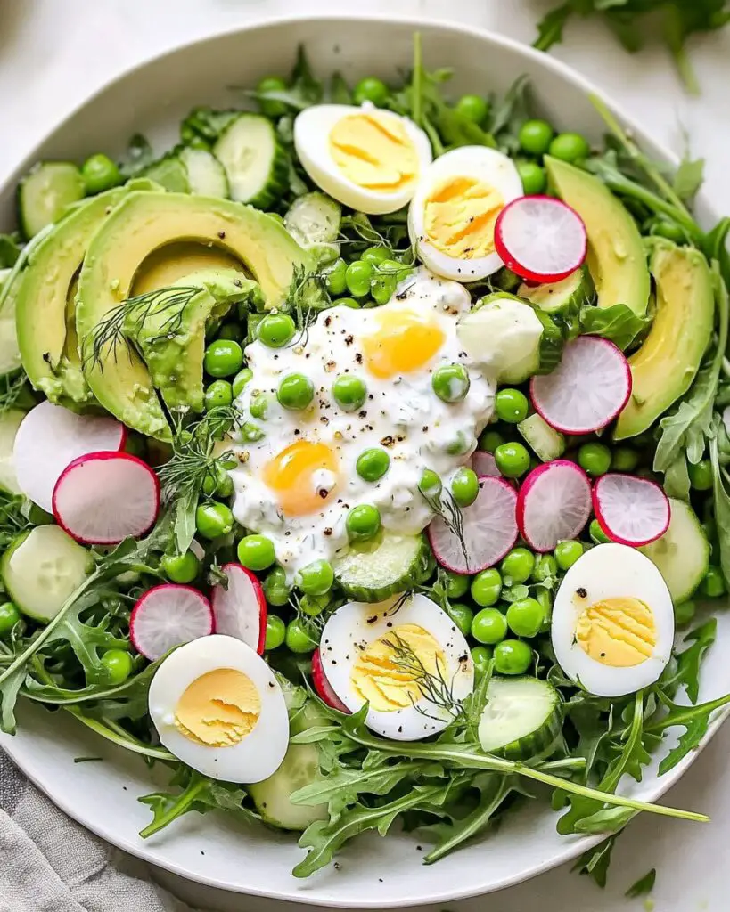 Spring Pea and Arugula Salad