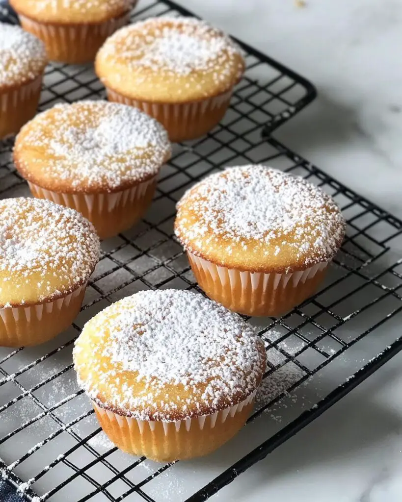 Mini Powdered Sugar Donut Muffins