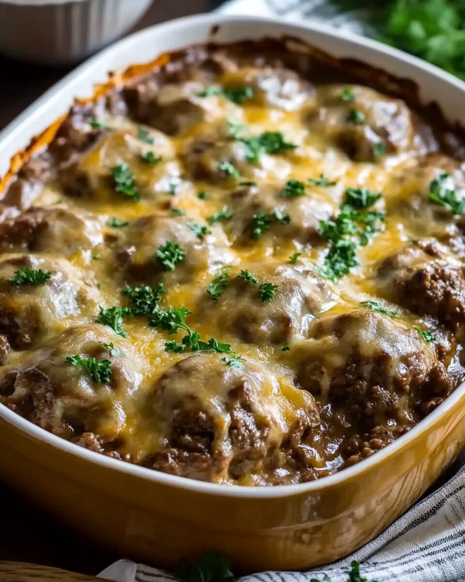 Amish Hamburger Steak Bake