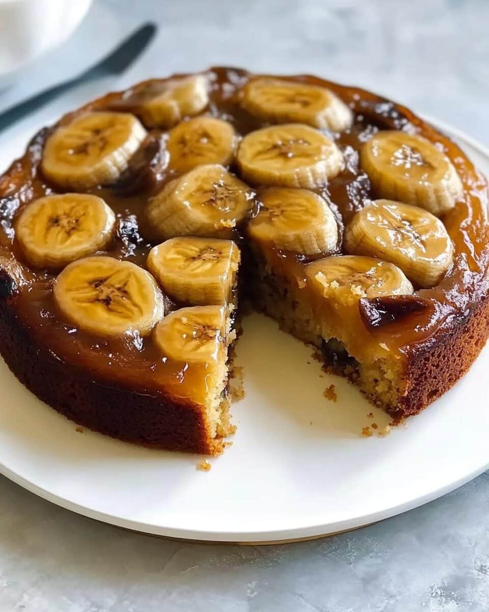 Banana Upside Down Cake