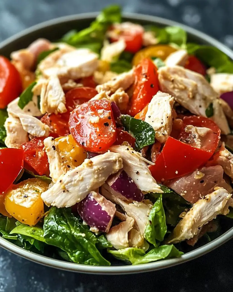 Italian Grinder Chicken Salad