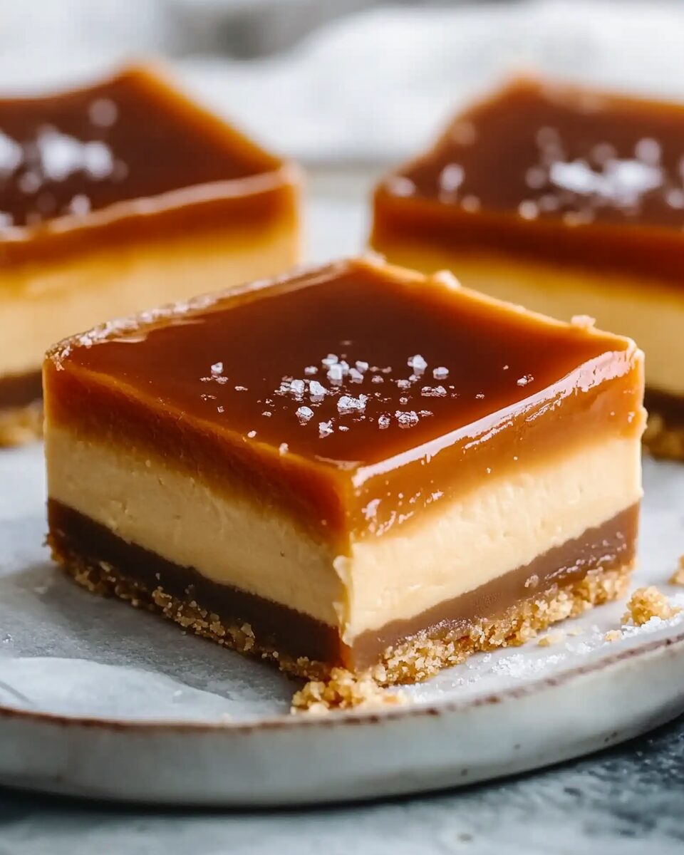 Dulce de Leche Cheesecake Bars