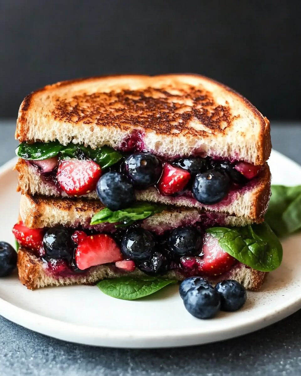 Balsamic Berry Vegan Grilled Cheese