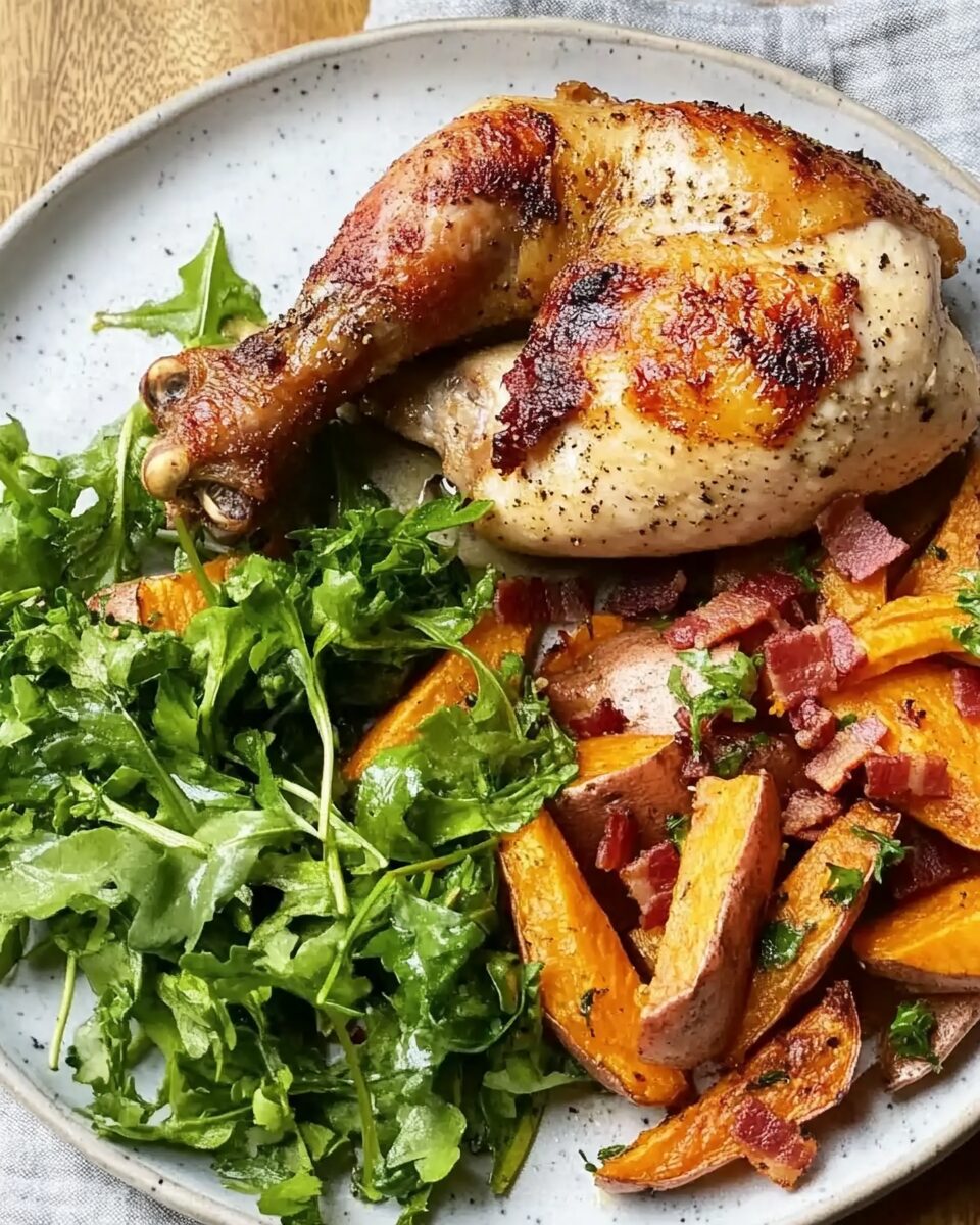 Sheet Pan Chicken and Sweet Potatoes
