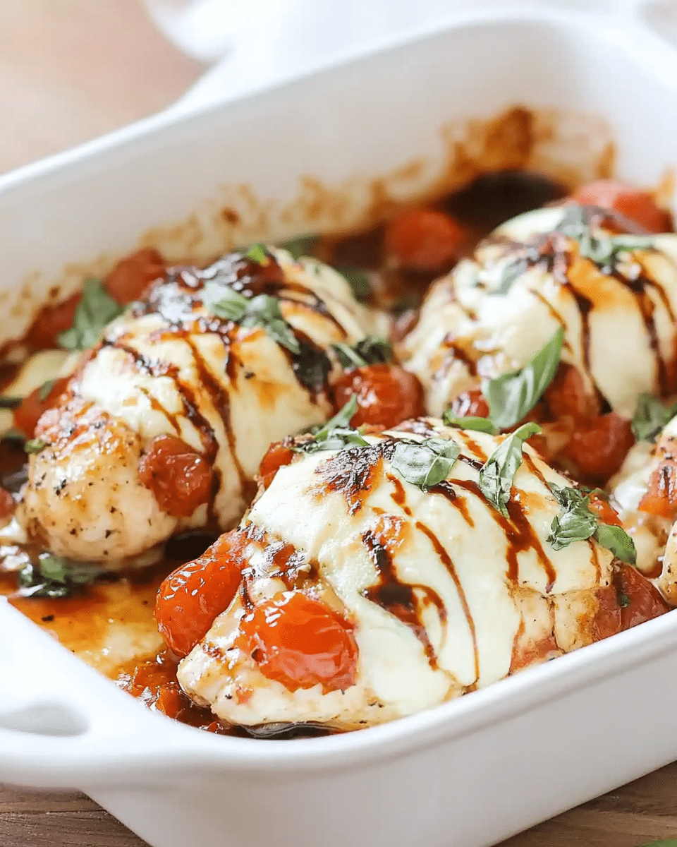 Bruschetta Chicken Bake