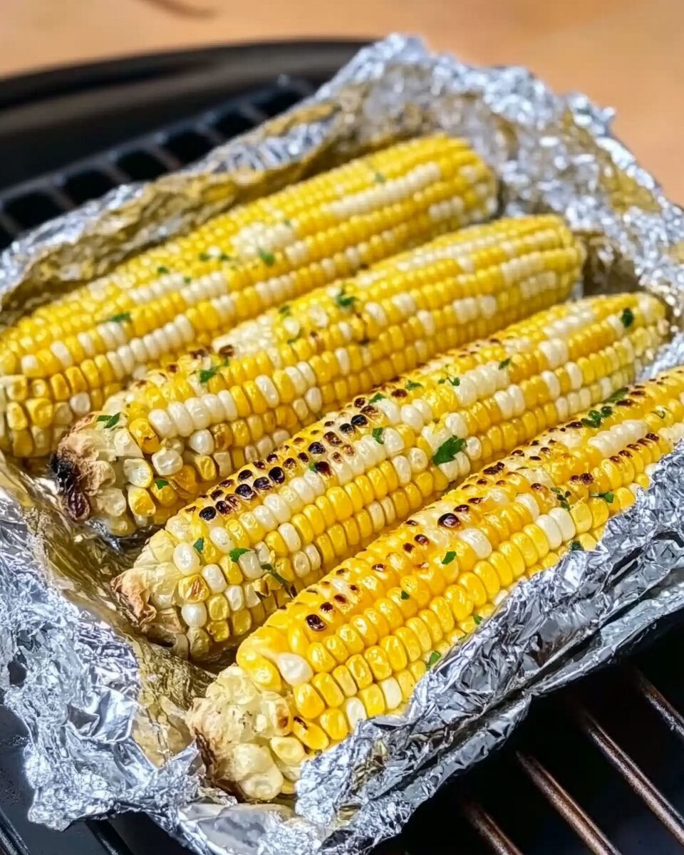 Grilled Corn on the Cob in Foil Packets