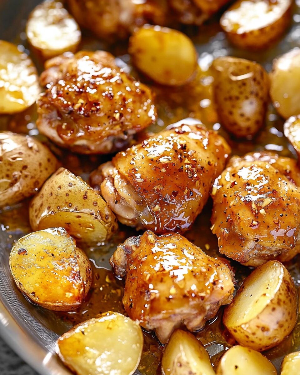 Honey Mustard Chicken & Potatoes