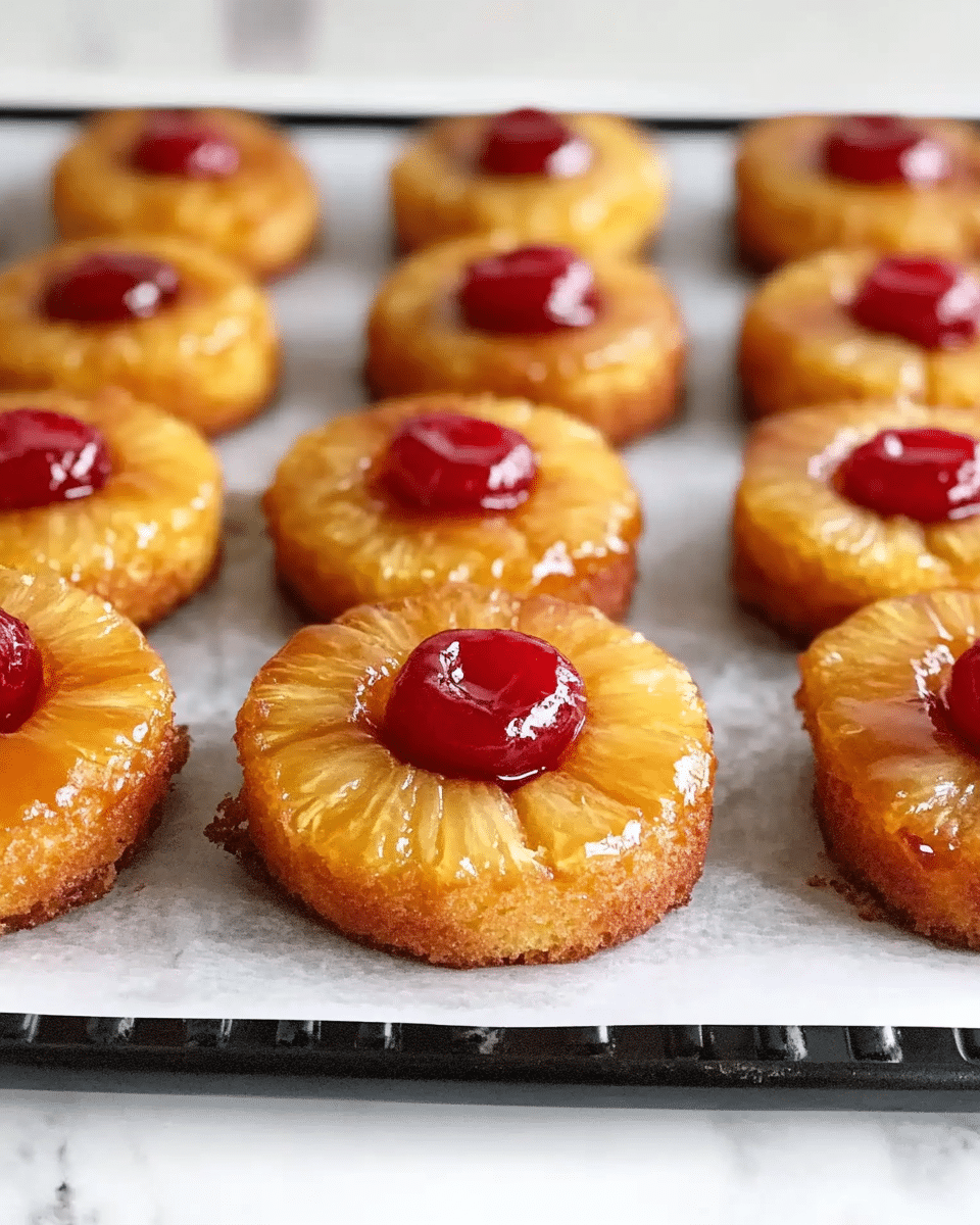 Mini Pineapple Upside-Down Cakes