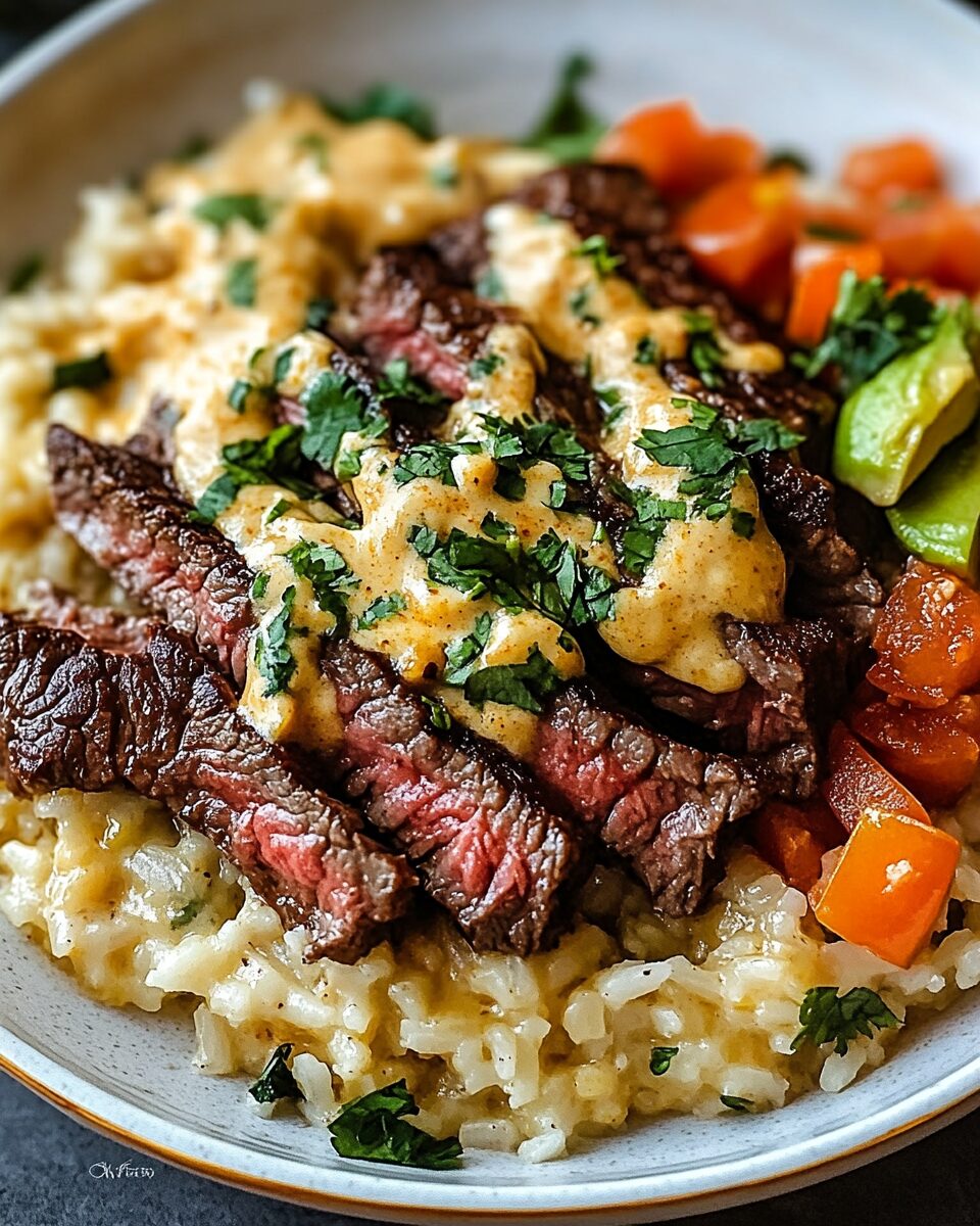 Steak & Queso Rice