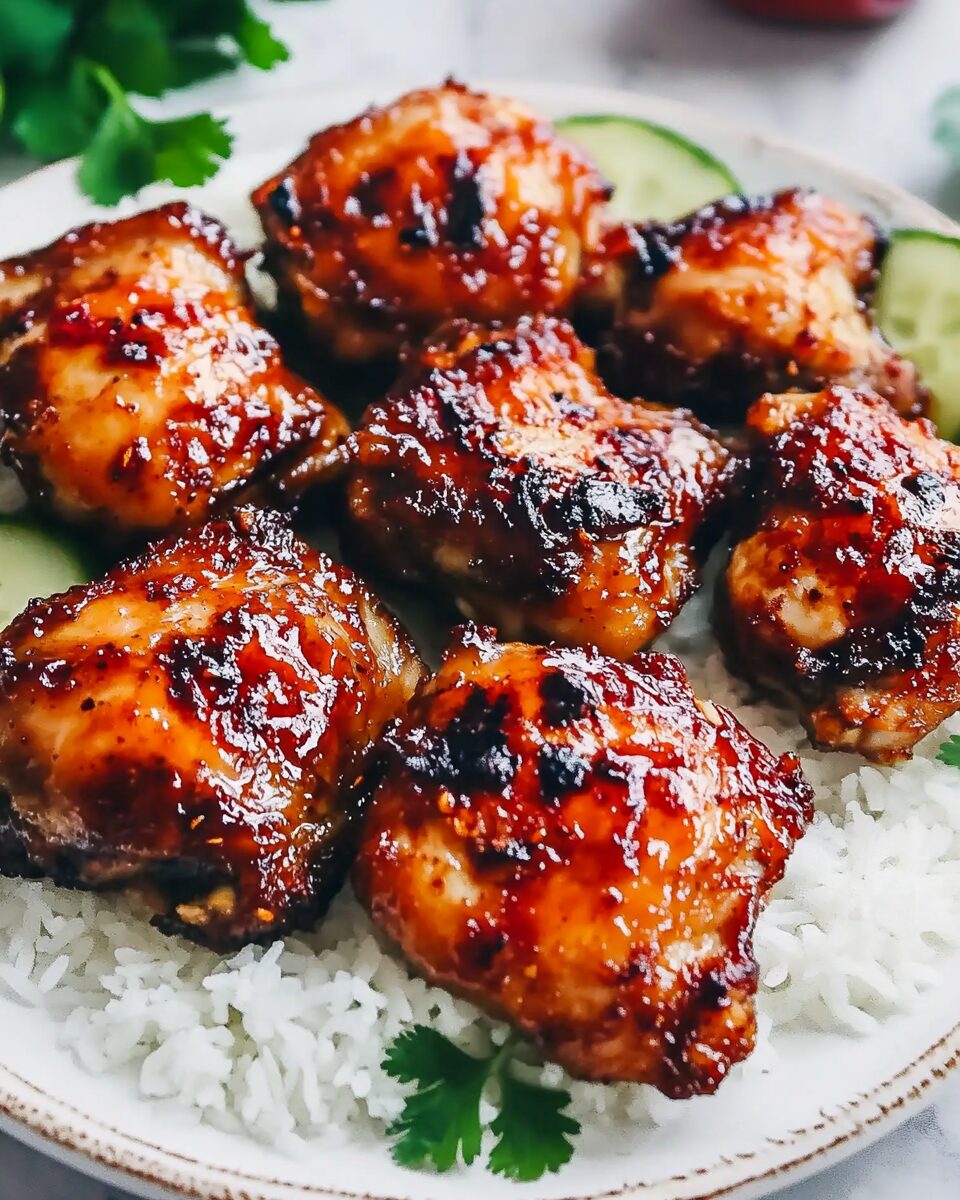 Sticky Sweet Chili Chicken Thighs