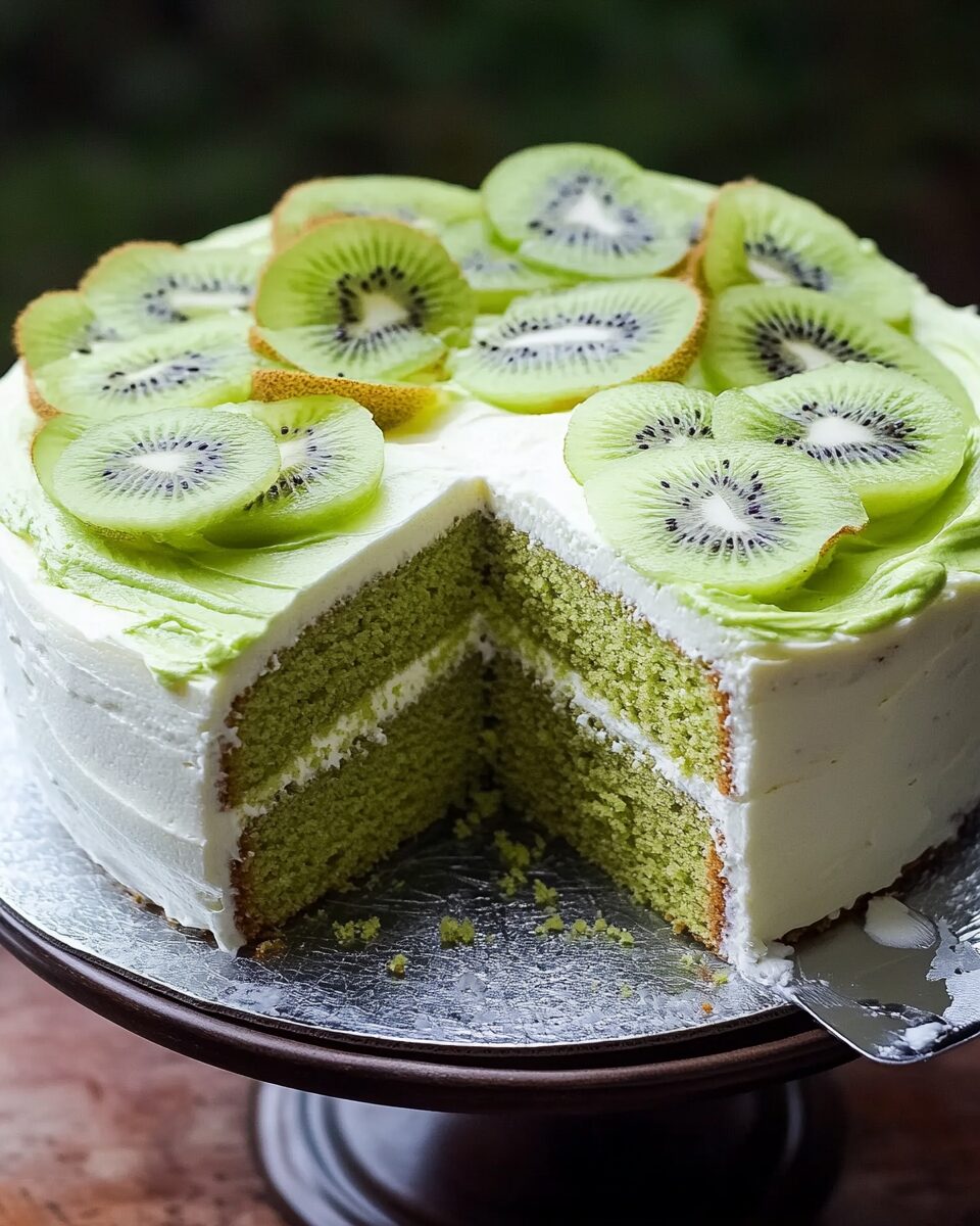 Mizuba Matcha Kiwi Cake
