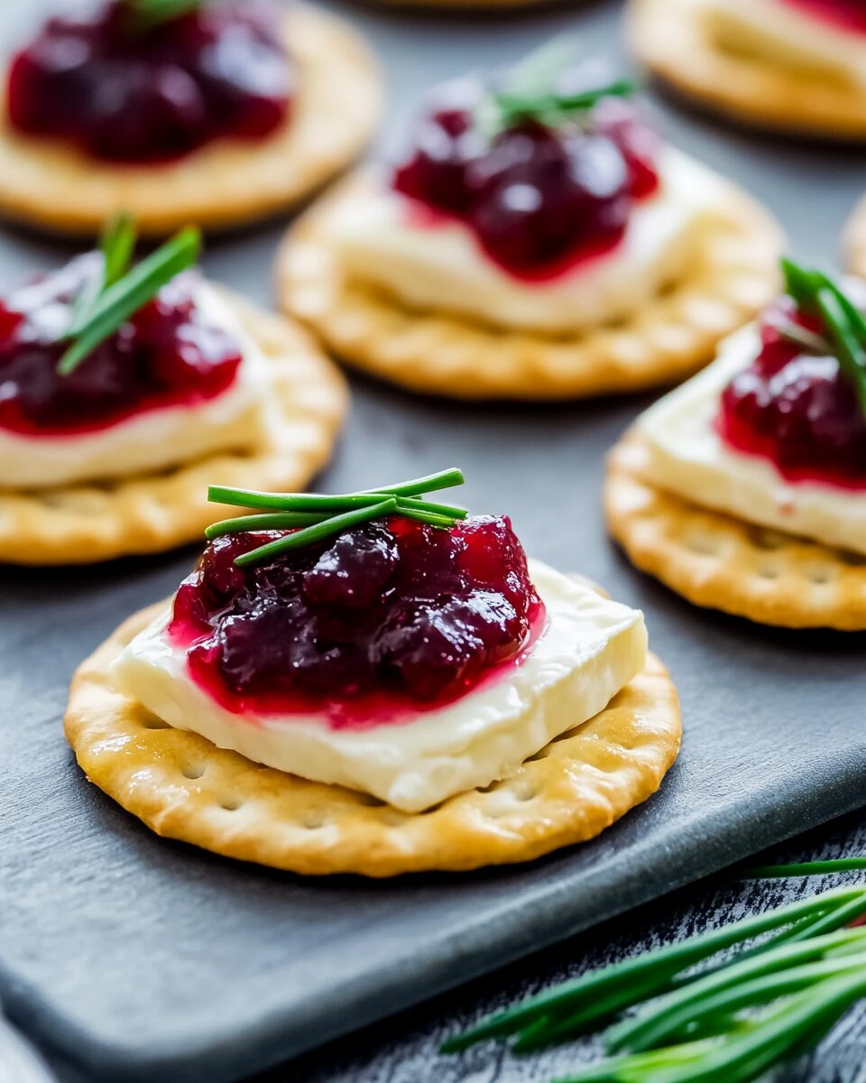 Cranberry Brie Bites