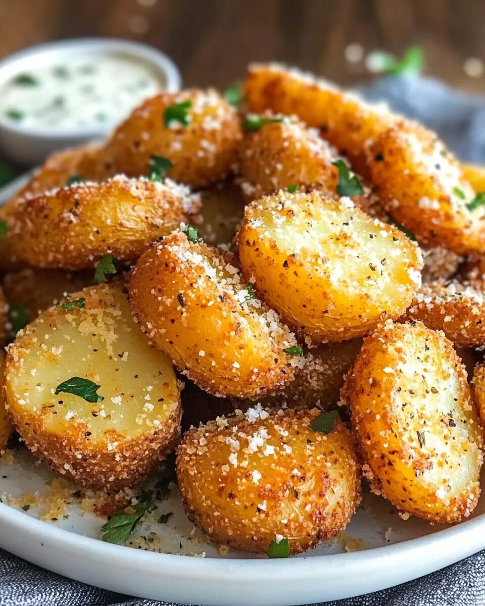 Crispy Parmesan Potatoes