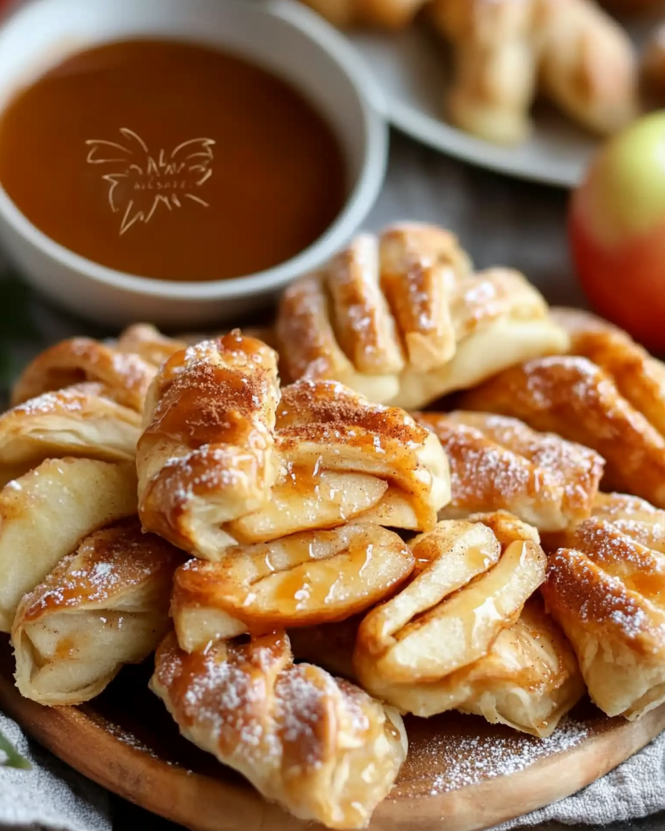 Vegan Caramel Apple Pastries