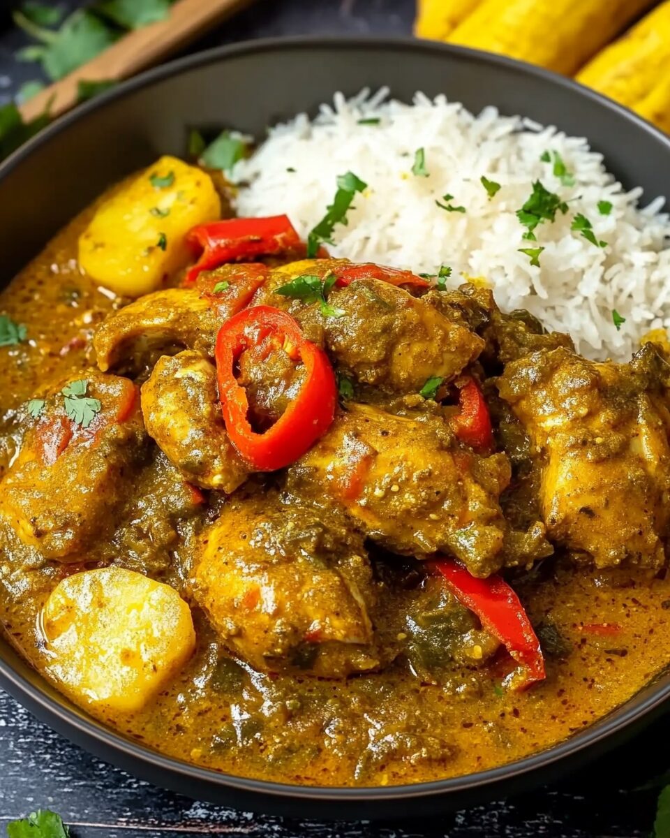 Authentic Jamaican Curry Chicken
