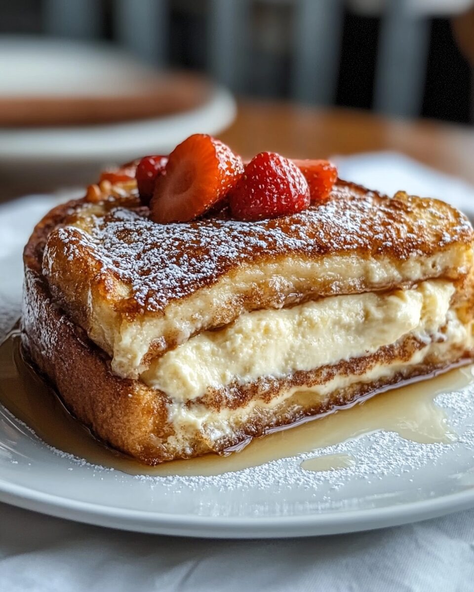 Cheesecake Stuffed French Toast