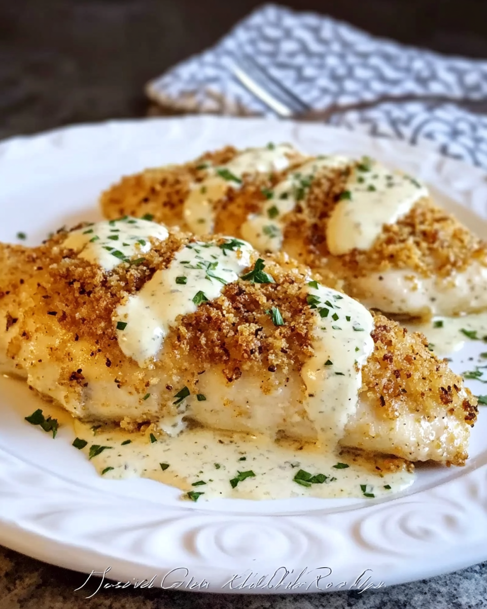 Chicken with Creamy Garlic Sauce