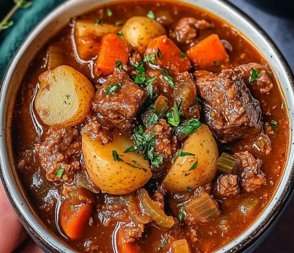 Hearty Vegan Beef Stew