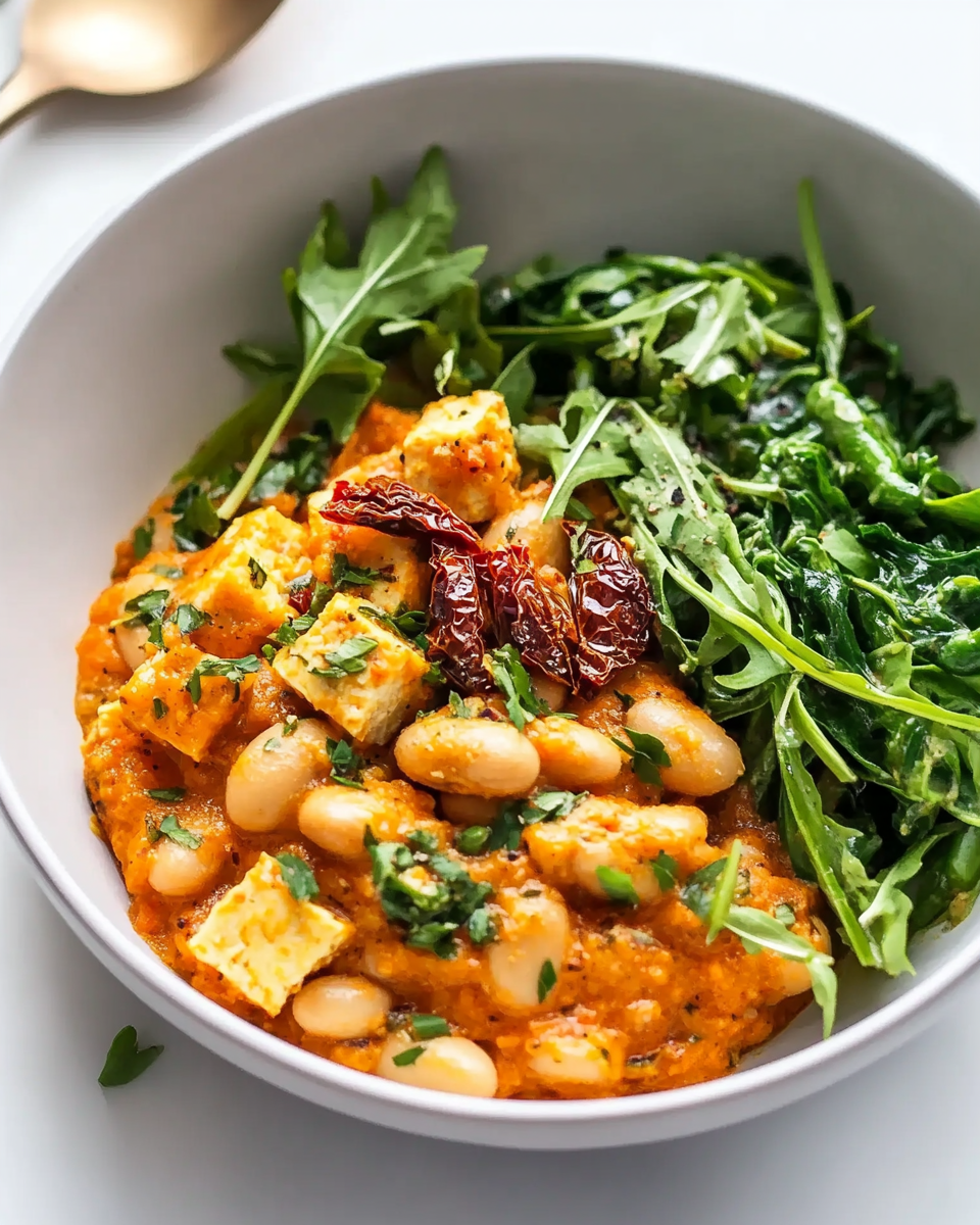 High-Protein Romesco Butter Beans