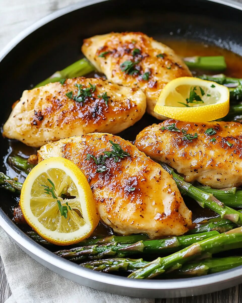 Lemon Butter Chicken with Asparagus