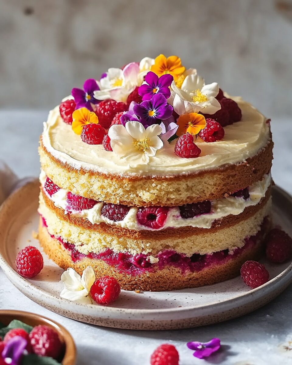 Lemon Raspberry Cake