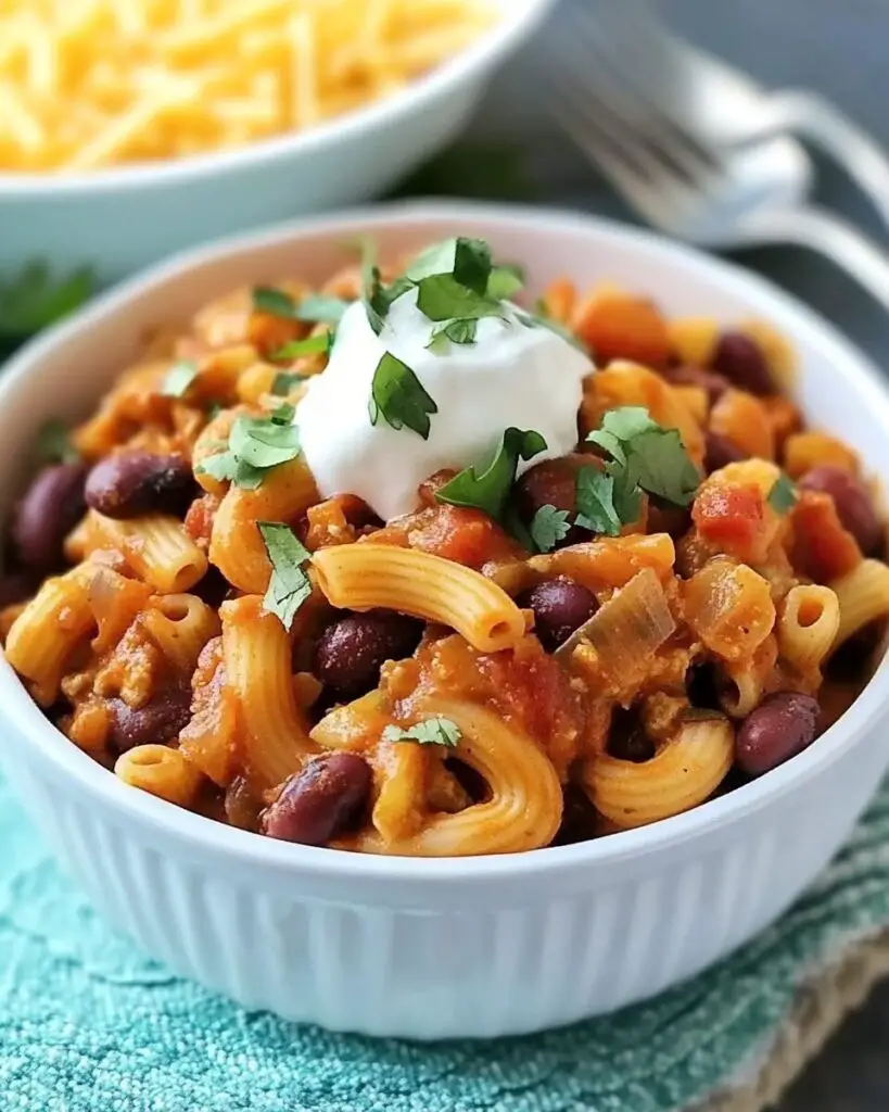 Skillet Chicken Chili Mac