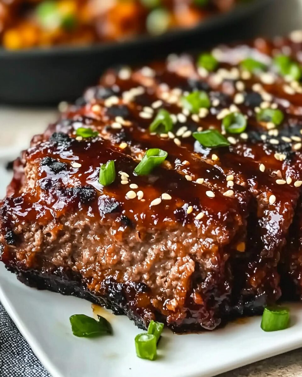 Sweet & Spicy Korean BBQ Meatloaf