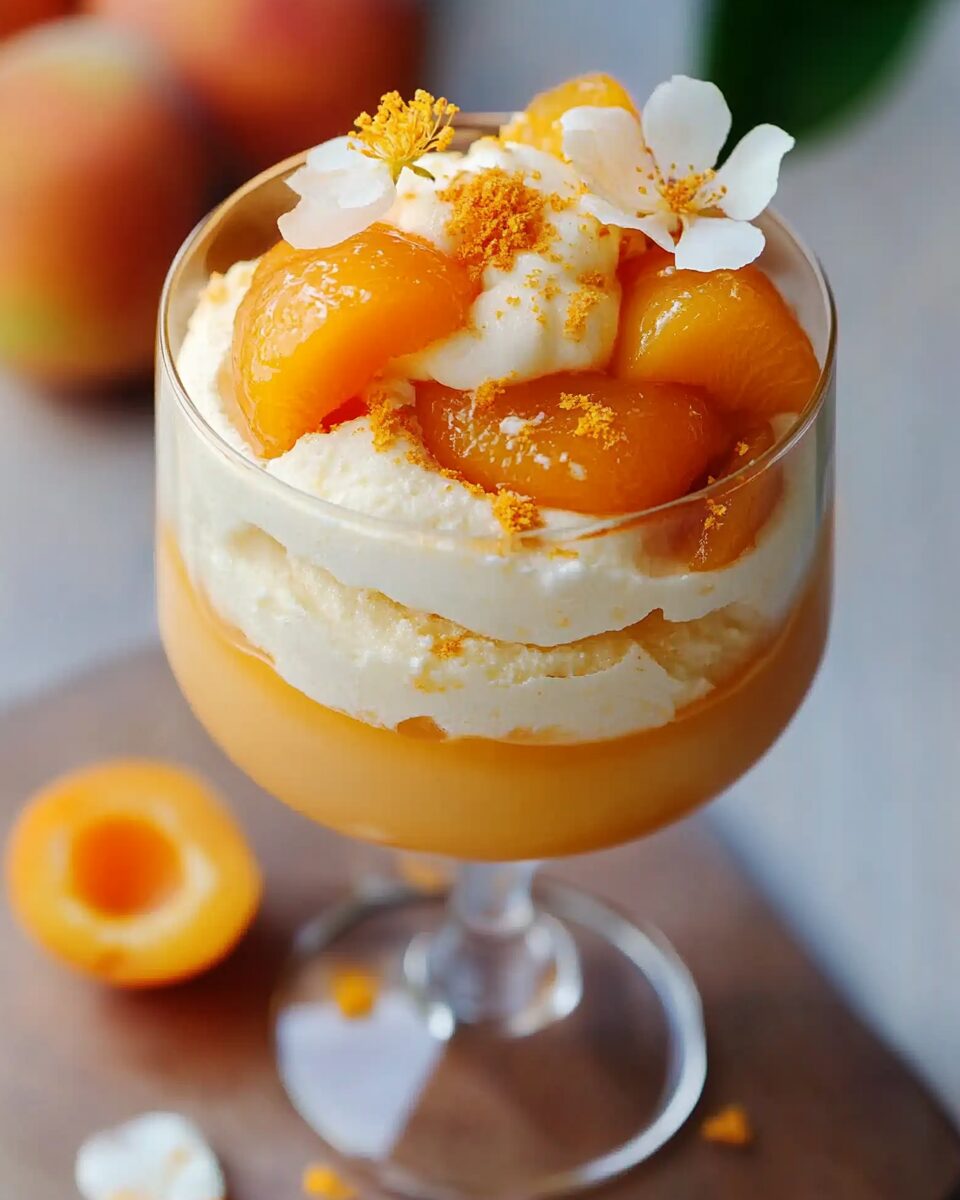 Apricot, Orange Blossom & White Chocolate Fool