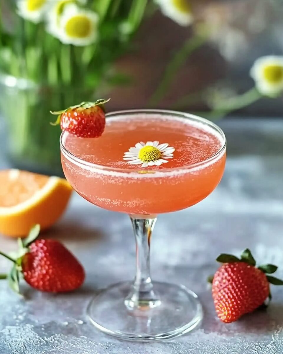Strawberry Chamomile Paloma