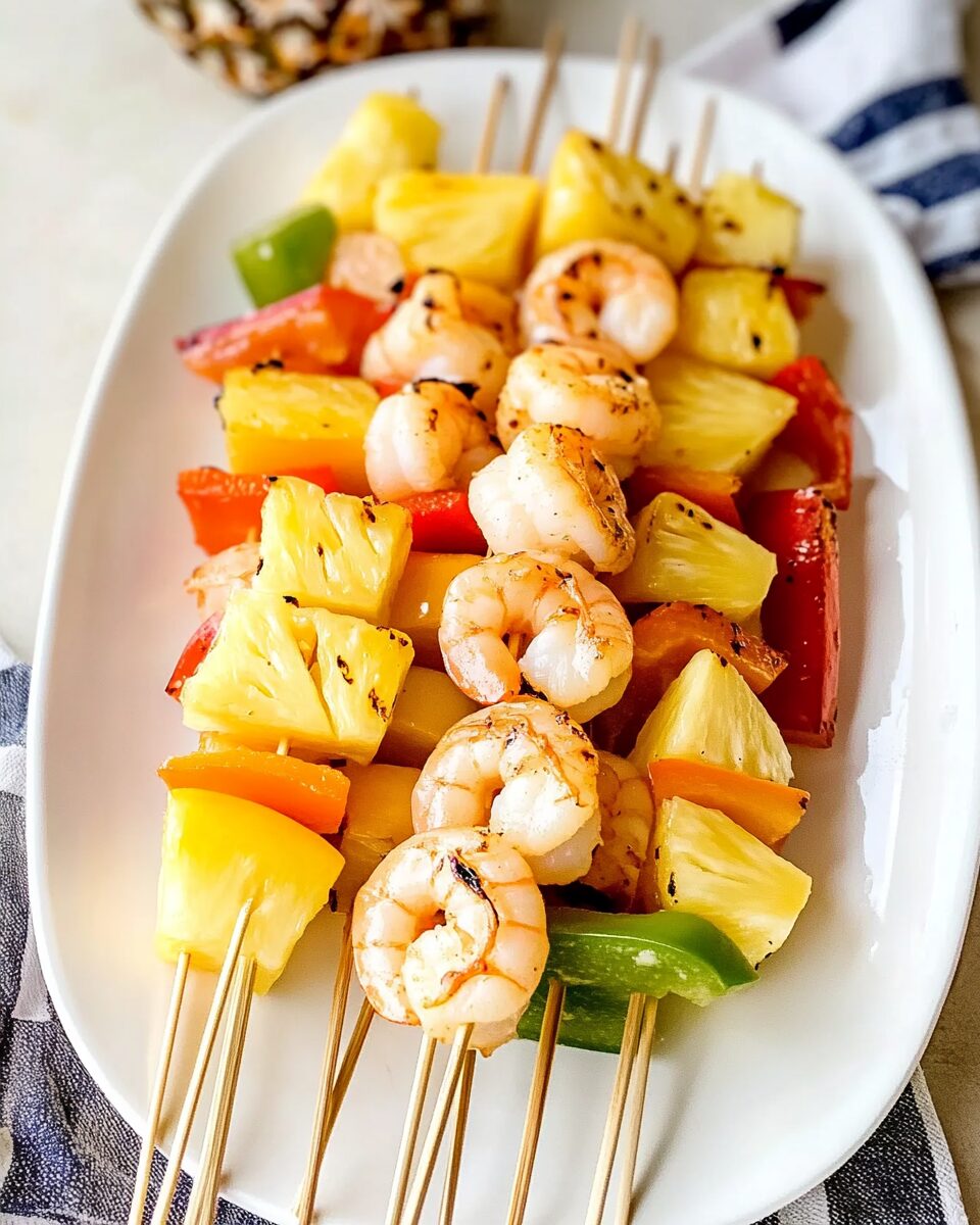 Pineapple Shrimp Skewers