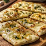 Air Fryer Garlic Flatbread