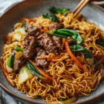 Beef Pan-Fried Noodles