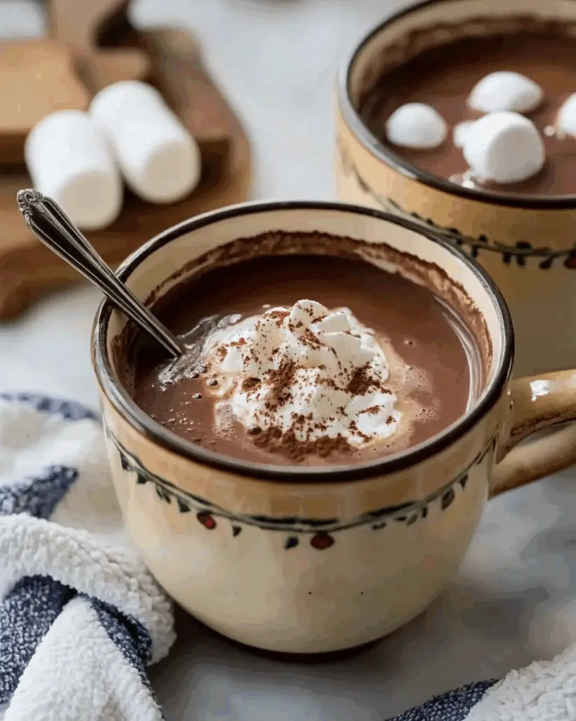 Creamy Coconut Hot Chocolate
