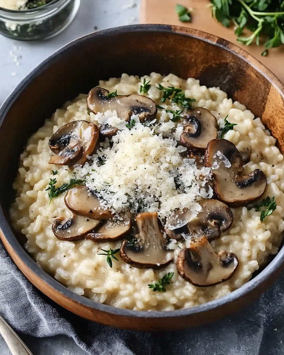 Creamy Mushroom Risotto
