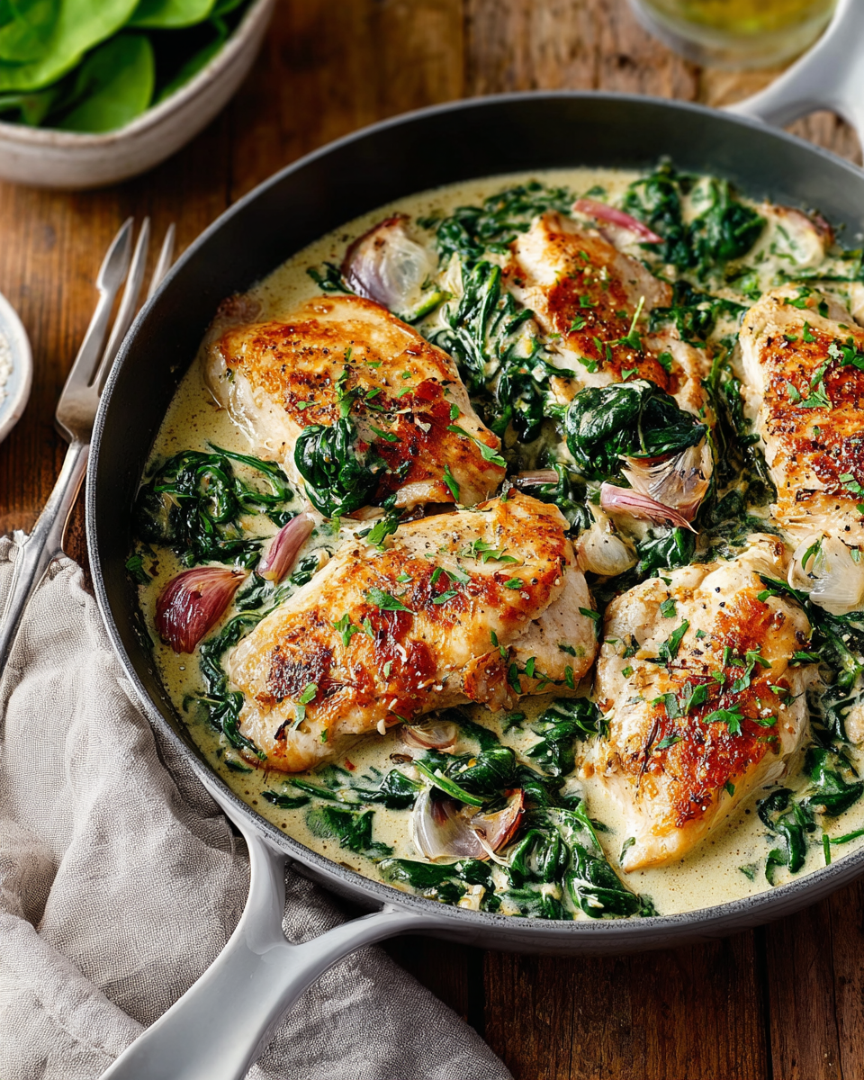 Creamy Spinach Chicken