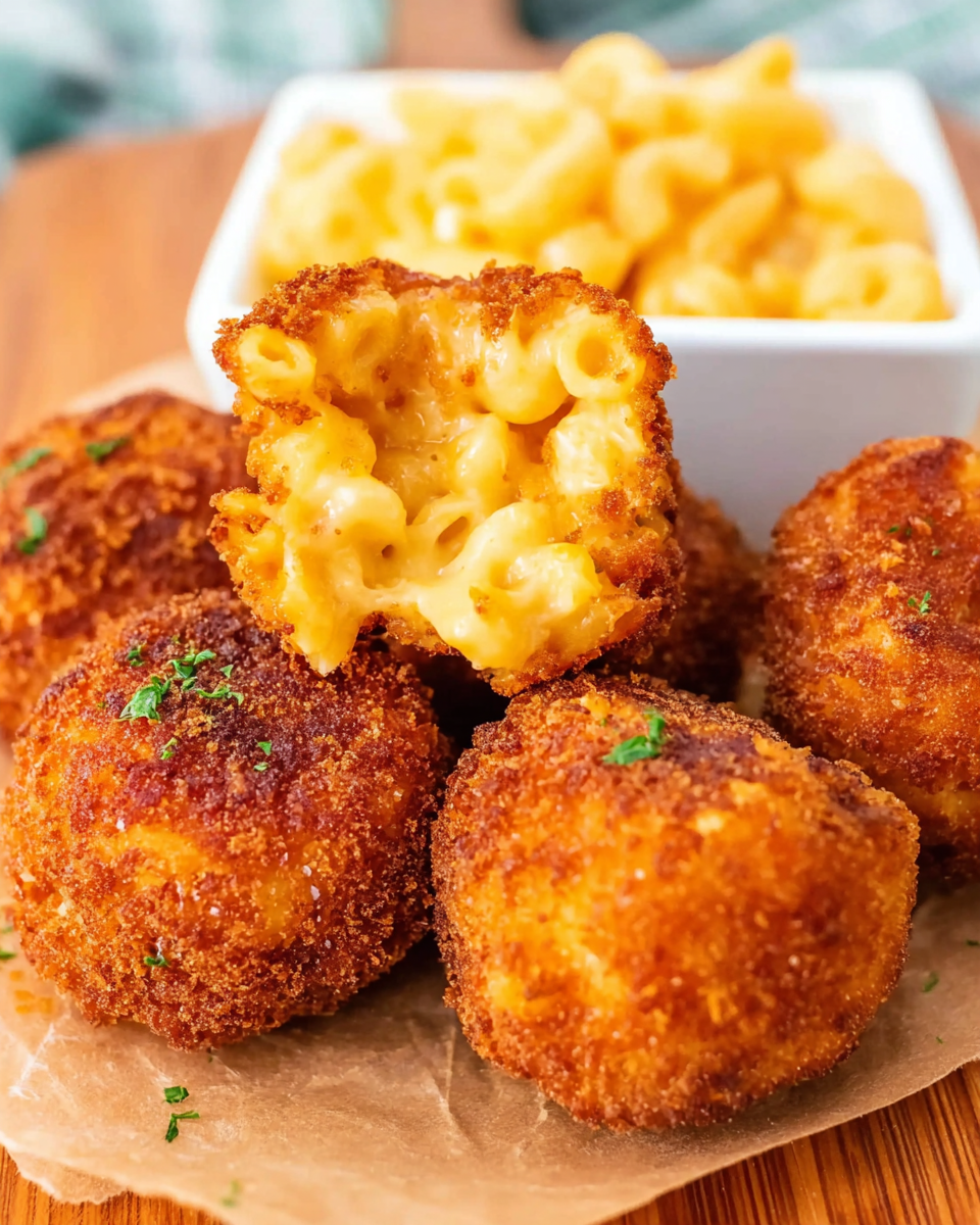 Fried Mac and Cheese Balls