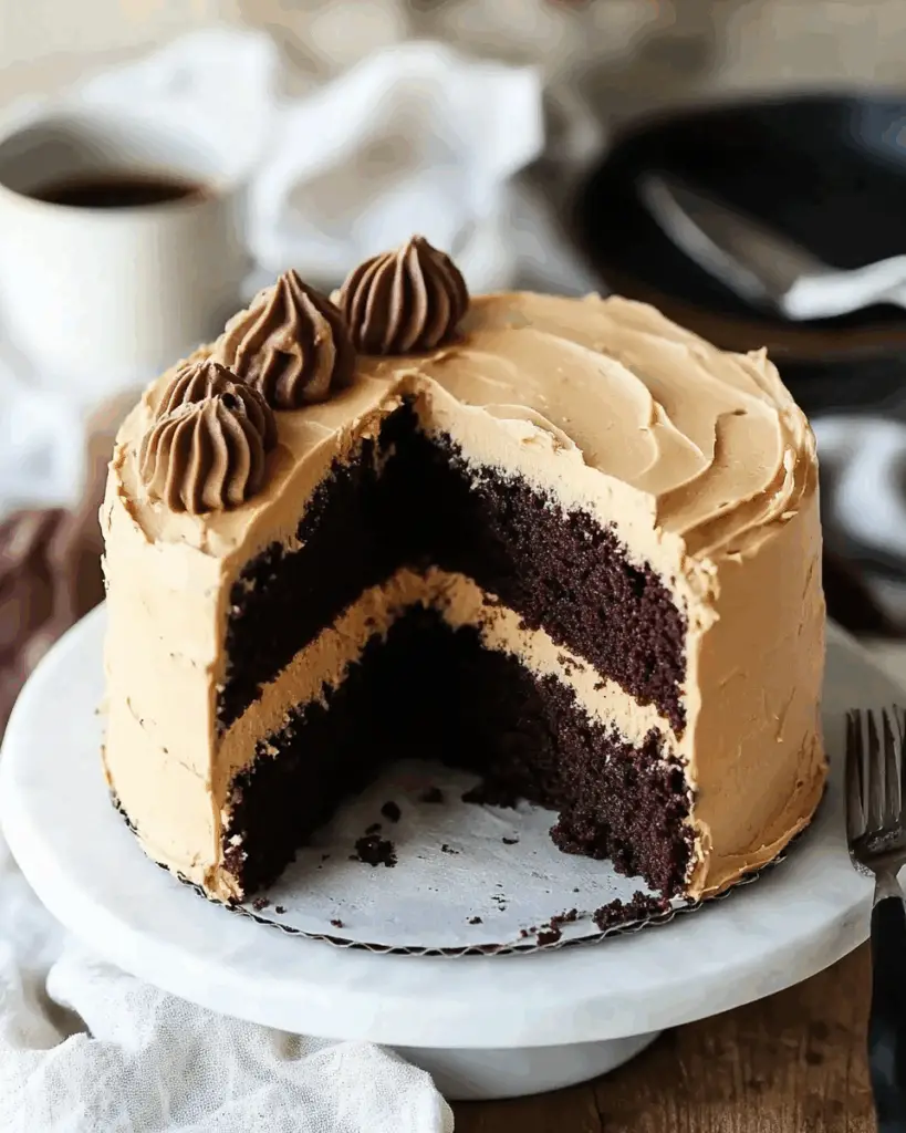 Rich Chocolate Peanut Butter Cake