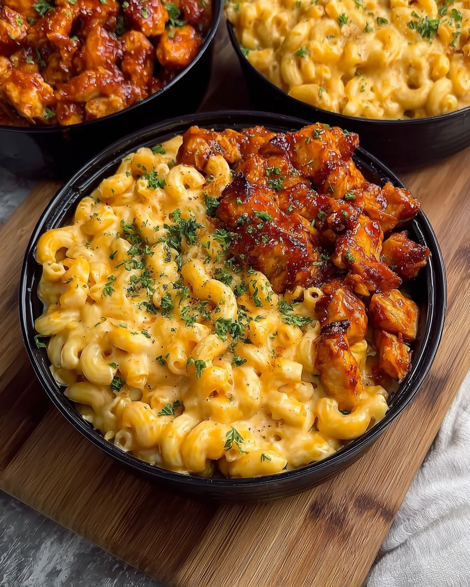 One-Pot Honey BBQ Chicken Mac and Cheese