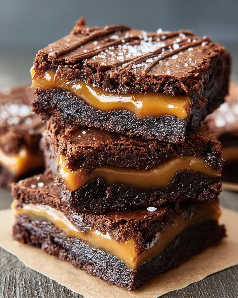 Caramel Swirl Brownies