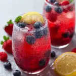 Berry Lemonade Spritz Mocktail