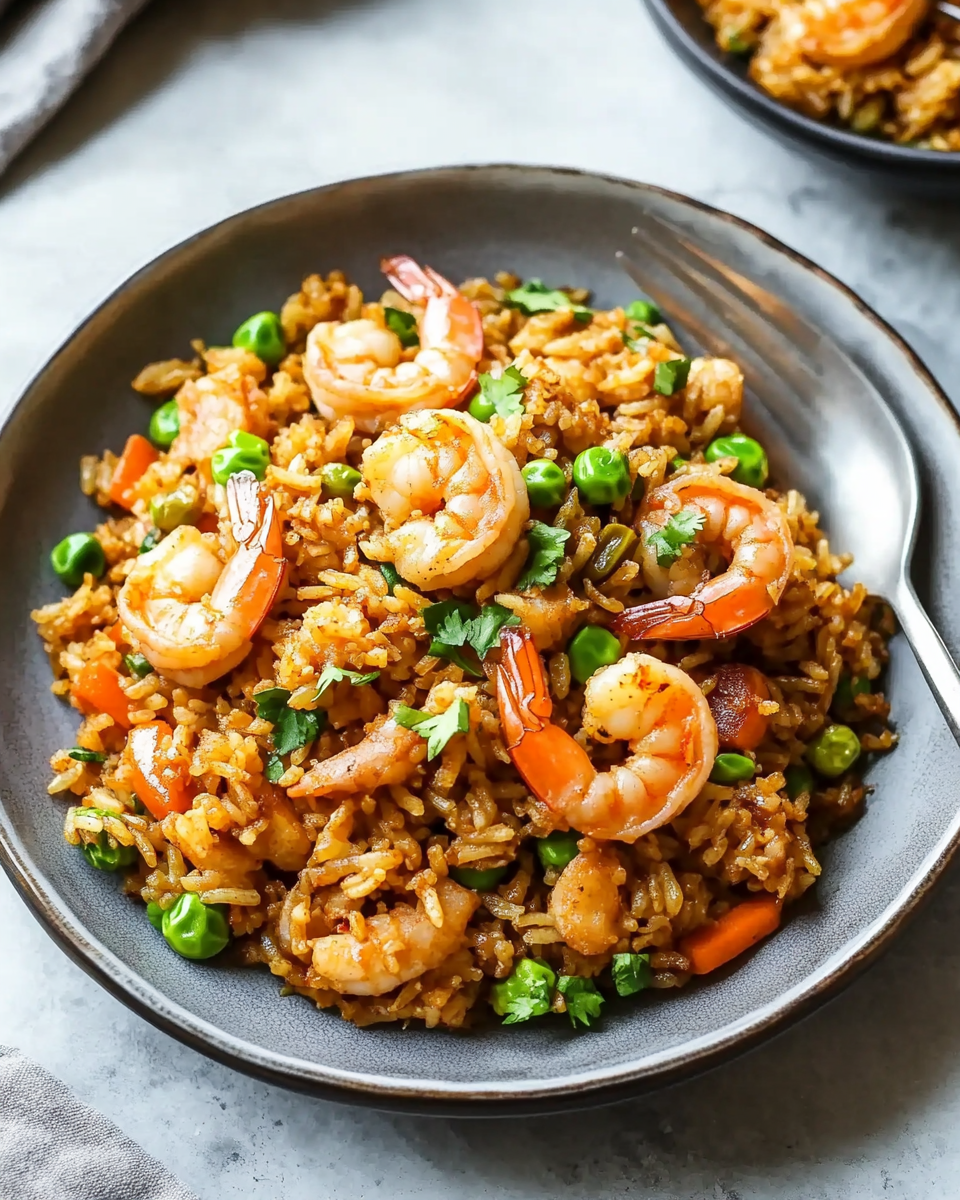 Spicy Shrimp Fried Rice