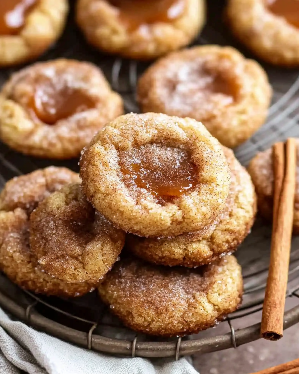 Apple Butter Snickerdoodle Cookies