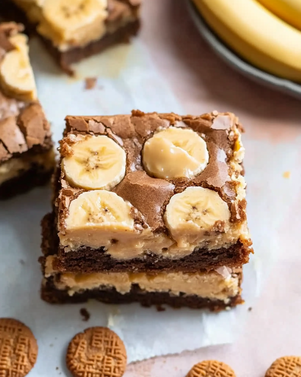 Banana Pudding Brownies