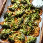 Crispy Parmesan Broccoli Chips