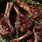 Fancy Pomegranate Lamb Chops