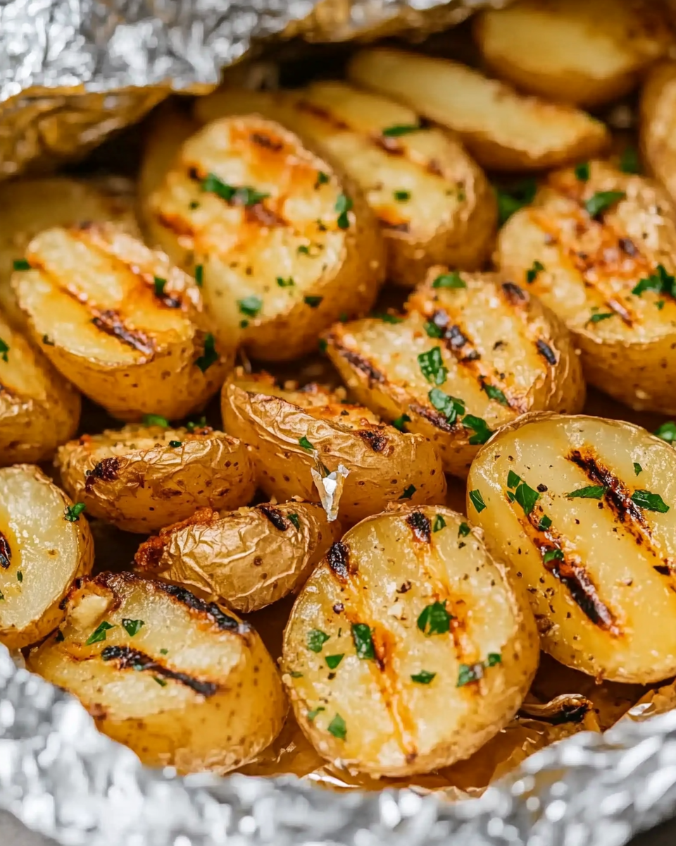Grilled Potatoes in Foil